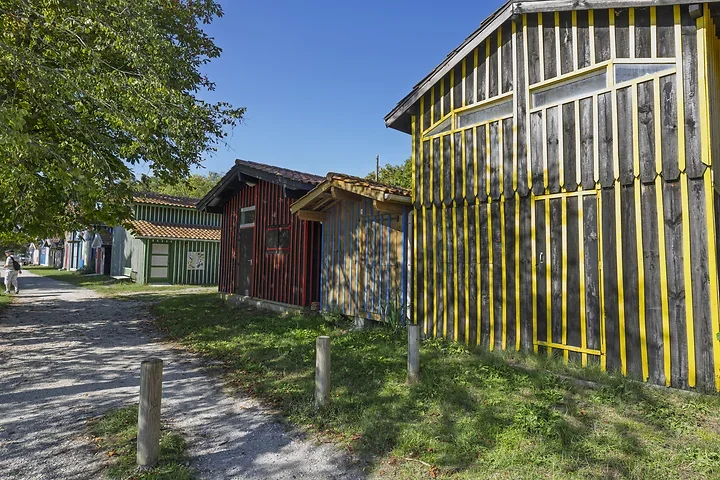 Arcachon - Port de Biganos, maisons des p&ecirc;cheurs - Photo n°8